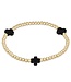 ENEWTON Signature Cross Gold Pattern 3mm Bead Bracelet