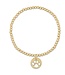 ENEWTON Classic Gold 3mm Bead Bracelet - Love Gold Disc