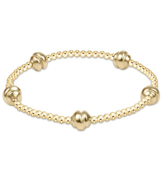 ENEWTON Admire Small Gold 2.5mm Bead Bracelet - Gold