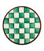 MACKENZIE CHILDS Emerald Check Large Trivet