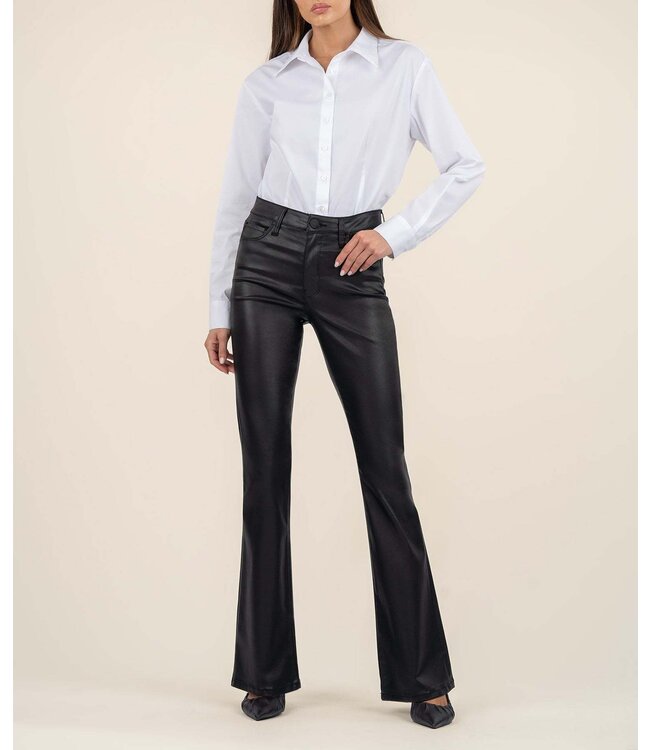 KUT FROM THE KLOTH Ana High Rise Fab Ab Flare-Baby DN All Over