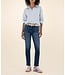 KUT FROM THE KLOTH Rachael High Rise Fab Ab Mom Raw Hem