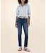KUT FROM THE KLOTH Rachael High Rise Fab Ab Mom Raw Hem
