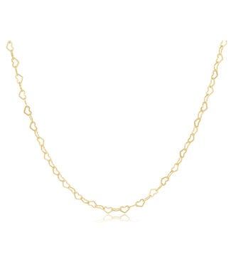 ENEWTON 17" Choker Love Chain - Gold