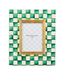 MACKENZIE CHILDS Emerald Check 5” X 7” Frame
