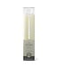 9.75 Inch Cream Spiral LED Taper Candles with Timer - Sold as Set