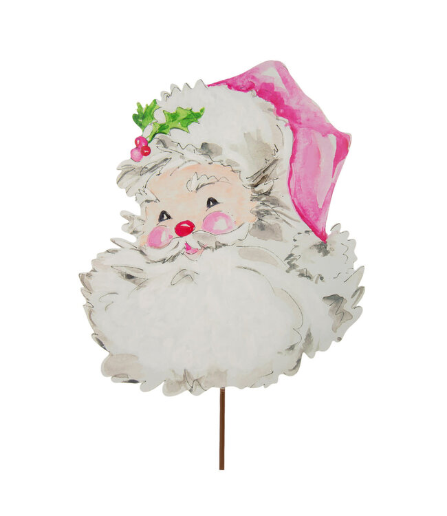 THE ROUND TOP COLLECTION Beck's Pink Santa Stake