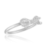 CZ Bow Stack Ring