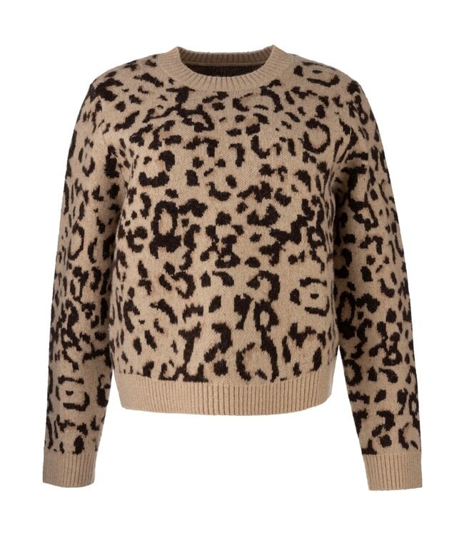 KUT FROM THE KLOTH Gisela-Animal Print Pullover Sweater