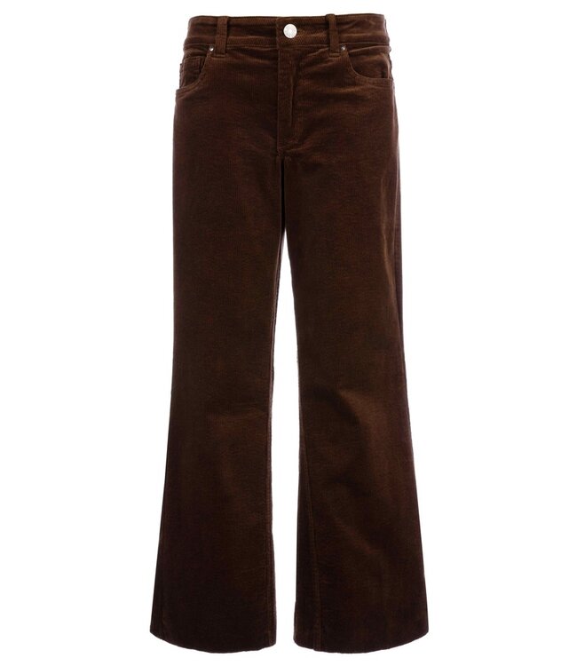 KUT FROM THE KLOTH Kelsey Mid Rise Ankle Flare Inset Leg