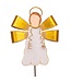 THE ROUND TOP COLLECTION Gilded Ribbon Angel