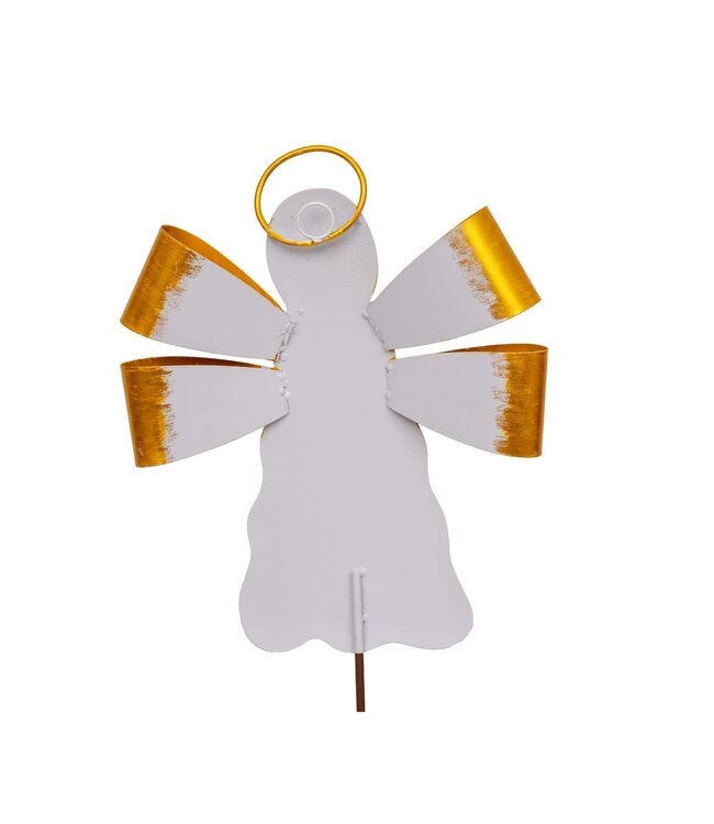 THE ROUND TOP COLLECTION Gilded Ribbon Angel