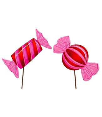 THE ROUND TOP COLLECTION Pinkmas Wrapped Candy