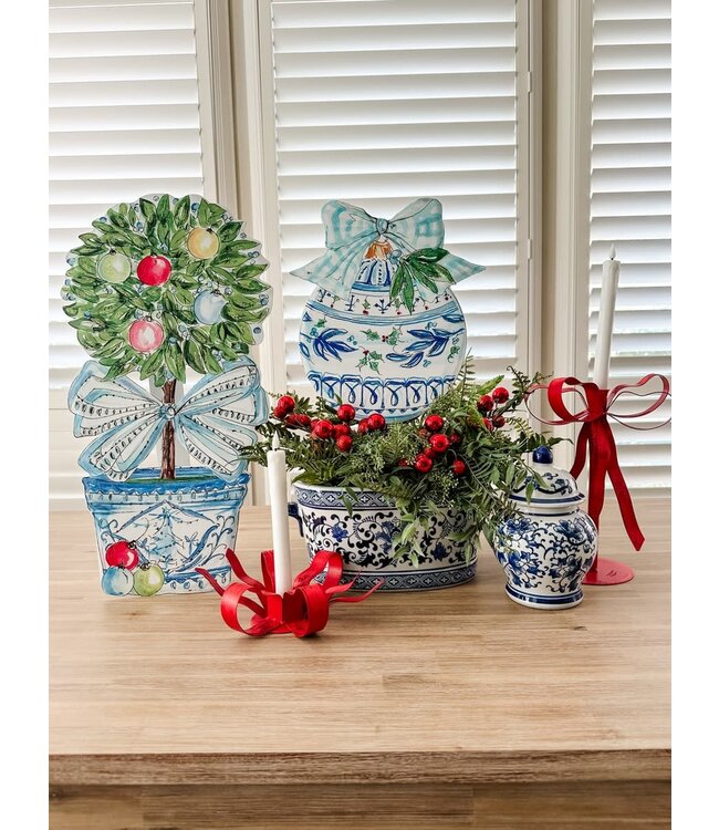 THE ROUND TOP COLLECTION Beck's Winter Wonderland Topiary