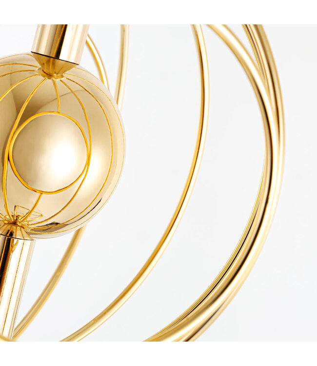 48.5" Decorative Gold Accessory with Sphere