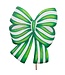 THE ROUND TOP COLLECTION Green and White Striped Bow
