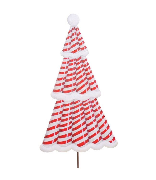 THE ROUND TOP COLLECTION Candy Cane Christmas Tree