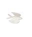 Resin Matte White Wall Hanging Bird - Sold Individually