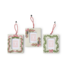 Holiday Memories Embroidered Photo Frame Ornament