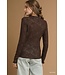 Hailey Lace Sheer Long Sleeve Top