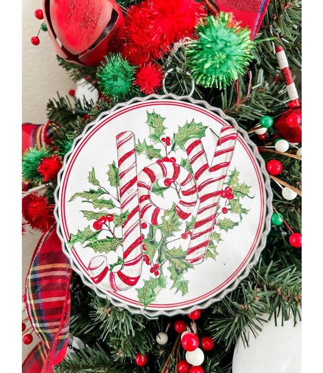 THE ROUND TOP COLLECTION Mini Beck's Candy Cane Joy