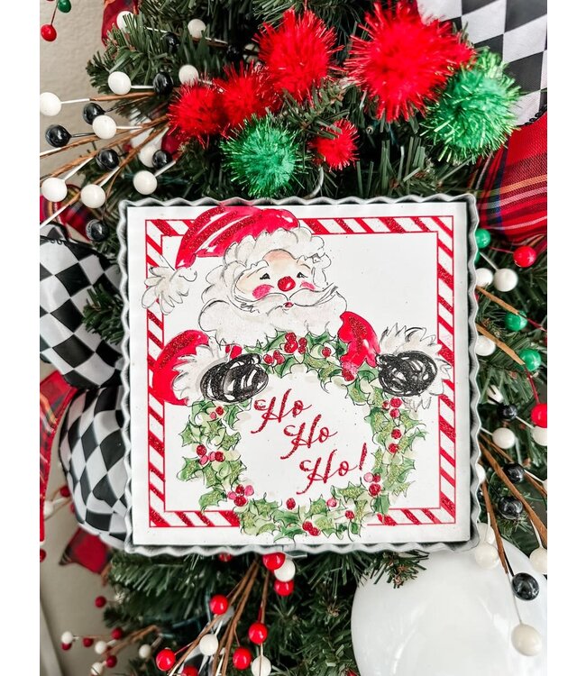 THE ROUND TOP COLLECTION Mini Beck's HoHoHo Santa