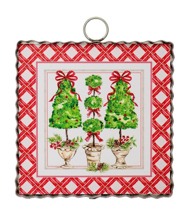 THE ROUND TOP COLLECTION Mini Beck's Traditional Pinecone Trees