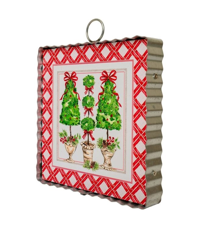 THE ROUND TOP COLLECTION Mini Beck's Traditional Pinecone Trees