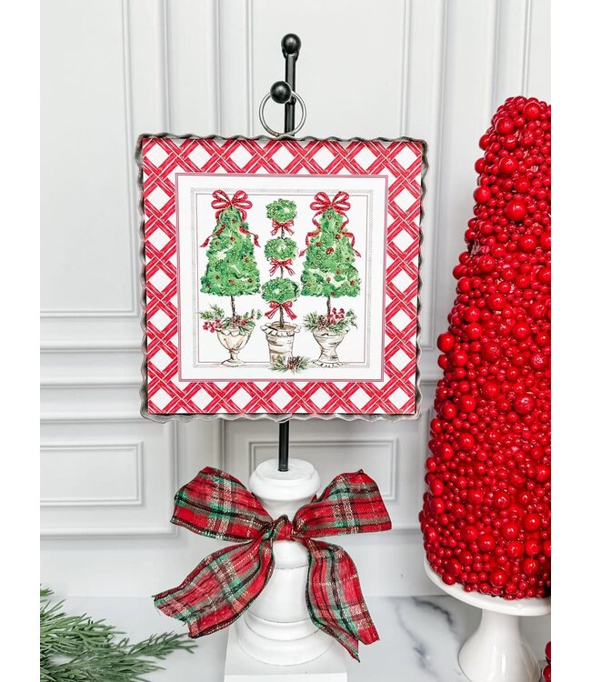 THE ROUND TOP COLLECTION Mini Beck's Traditional Pinecone Trees