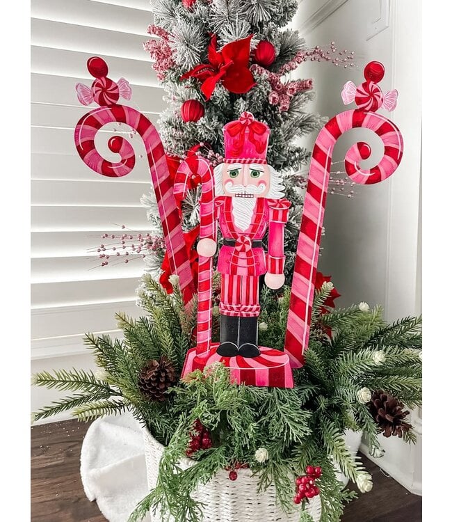 THE ROUND TOP COLLECTION Pinkmas Candy Cane