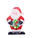 THE ROUND TOP COLLECTION Merry & Bright Santa PVC Door Hanger