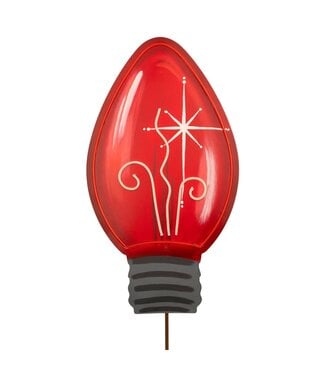 THE ROUND TOP COLLECTION Neon Red Bulb