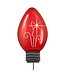 THE ROUND TOP COLLECTION Neon Red Bulb