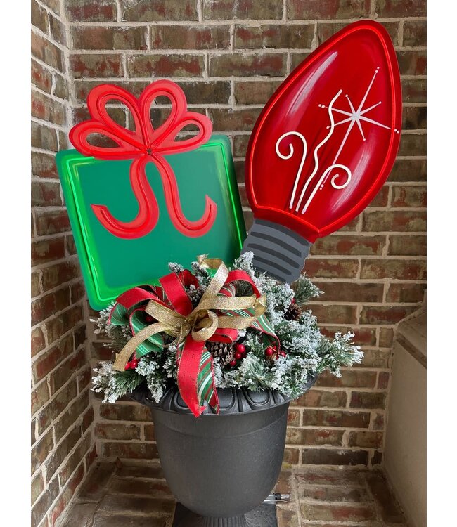 THE ROUND TOP COLLECTION Neon Red Bulb