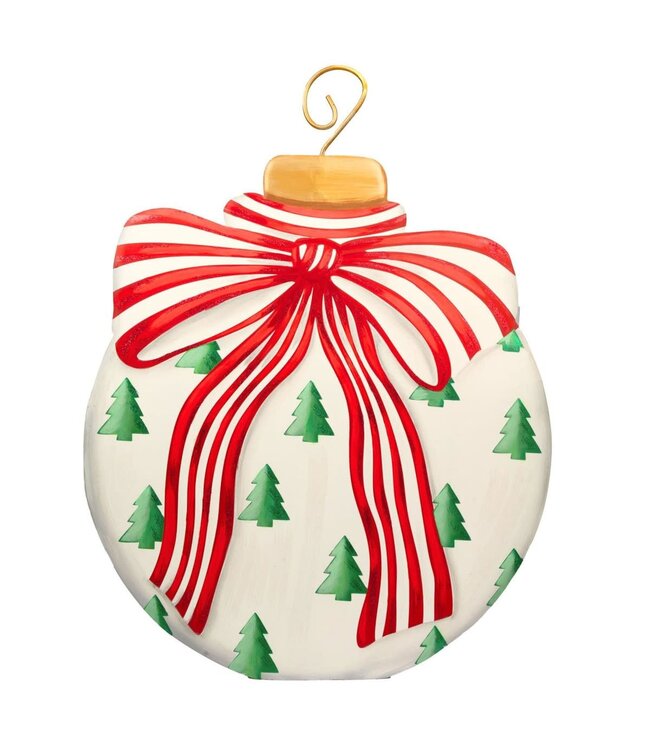 THE ROUND TOP COLLECTION Modern Red White & Green Ornament Yard