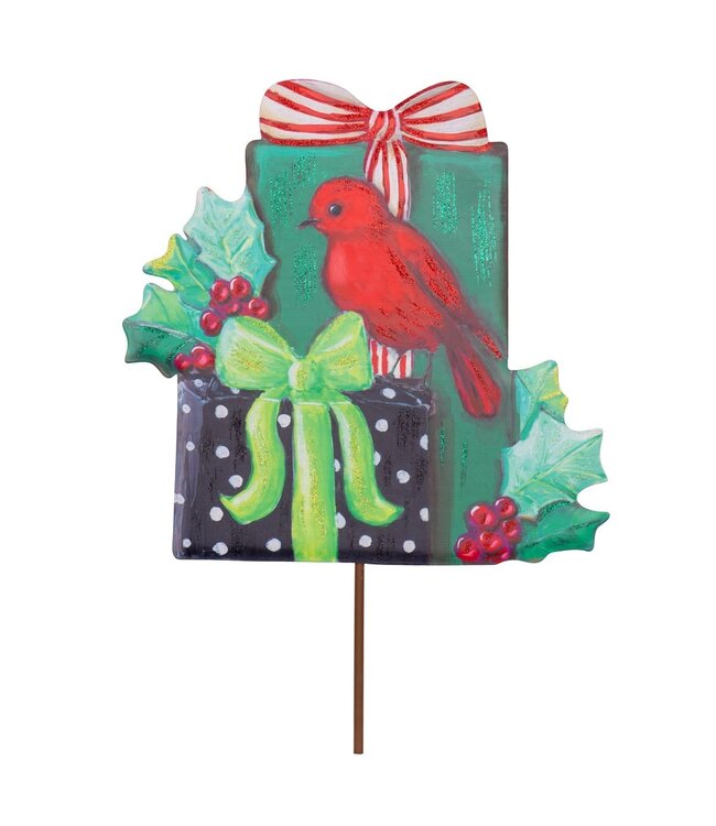 THE ROUND TOP COLLECTION Elegant Red Bird with Gifts