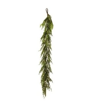 60" LED/BTY/TMR Touch Norfolk Pine Garland