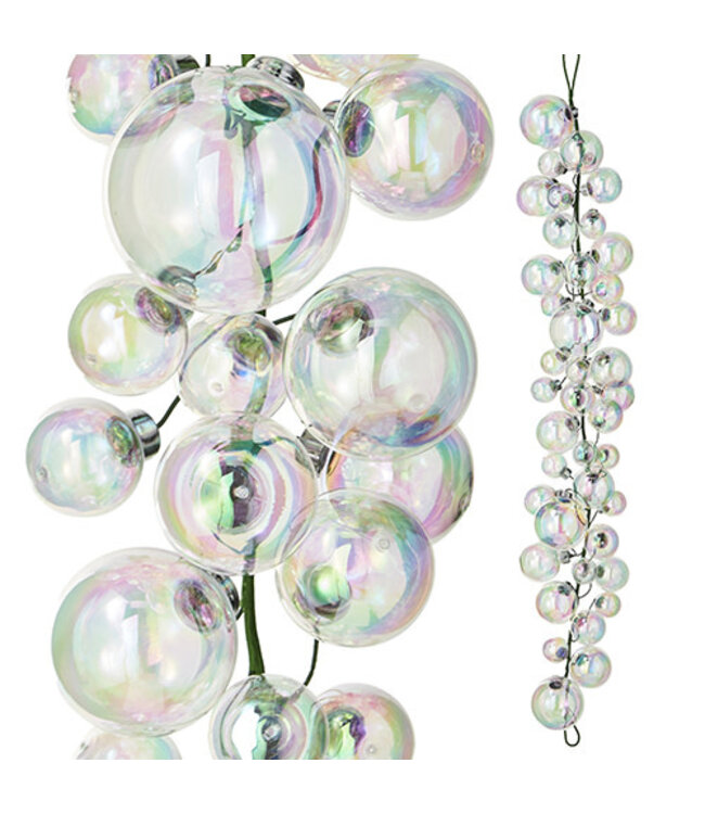 4' Iridescent Ball Garland