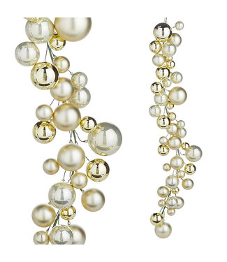 4' Champagne Ball Garland