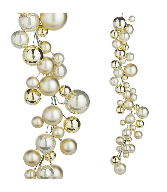 4' Champagne Ball Garland