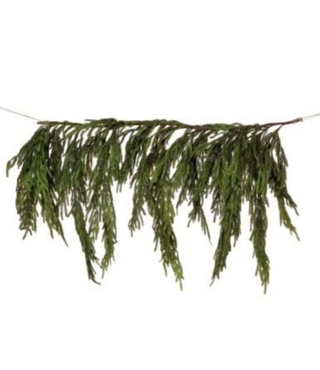 47x29" Real Touch Norfolk Pine Dripping Garland