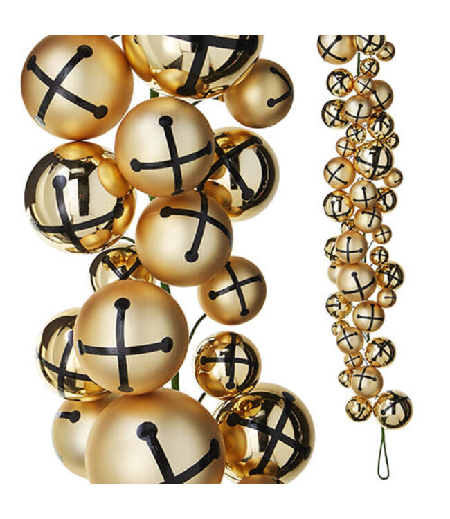 4' Jingle Bell Ball Garland