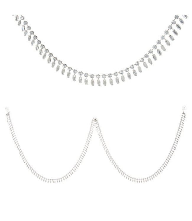 6" Jeweled Garland