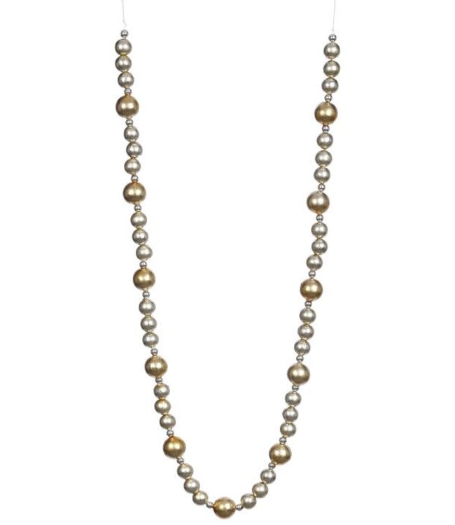 MARK ROBERTS Metallic Ball Garland 60’’