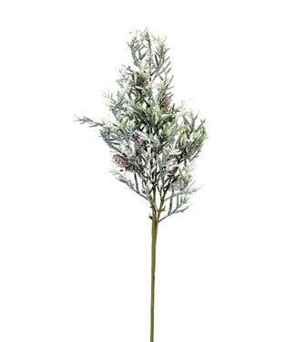 38” Snowy Fir Spray