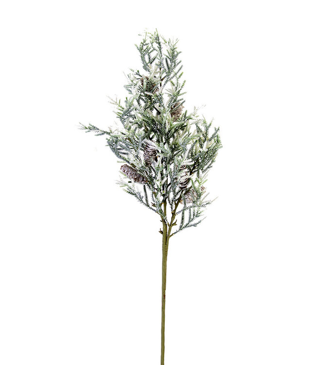 38” Snowy Fir Spray