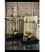 Diana Black/Gold Candle Holder