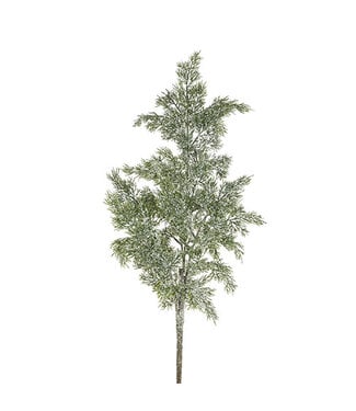 40" Snowy Cypress Spray