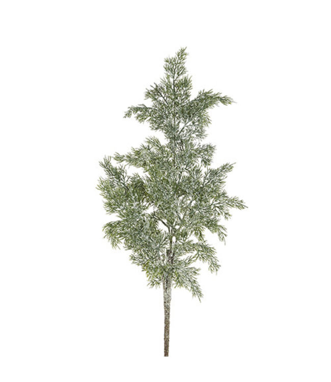 40" Snowy Cypress Spray