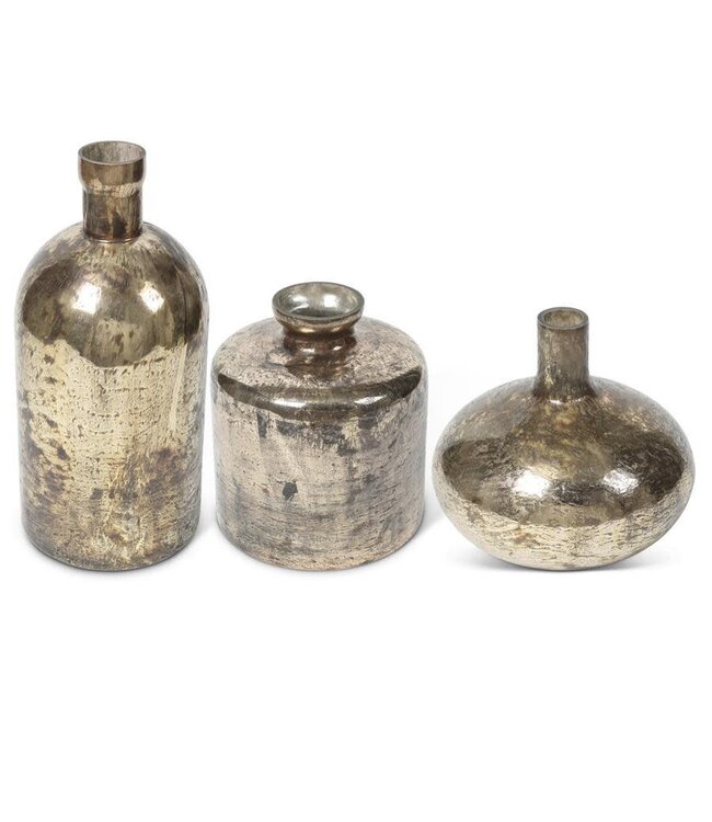 Antique Copper Bottle Vase